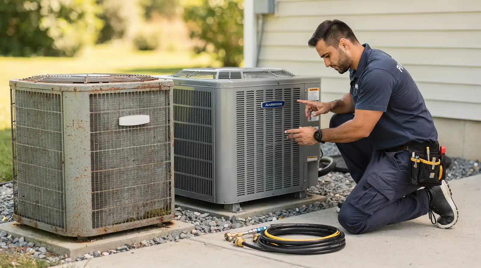 Powell Heating & Cooling provides air conditioning installation services, including both standard and geothermal systems