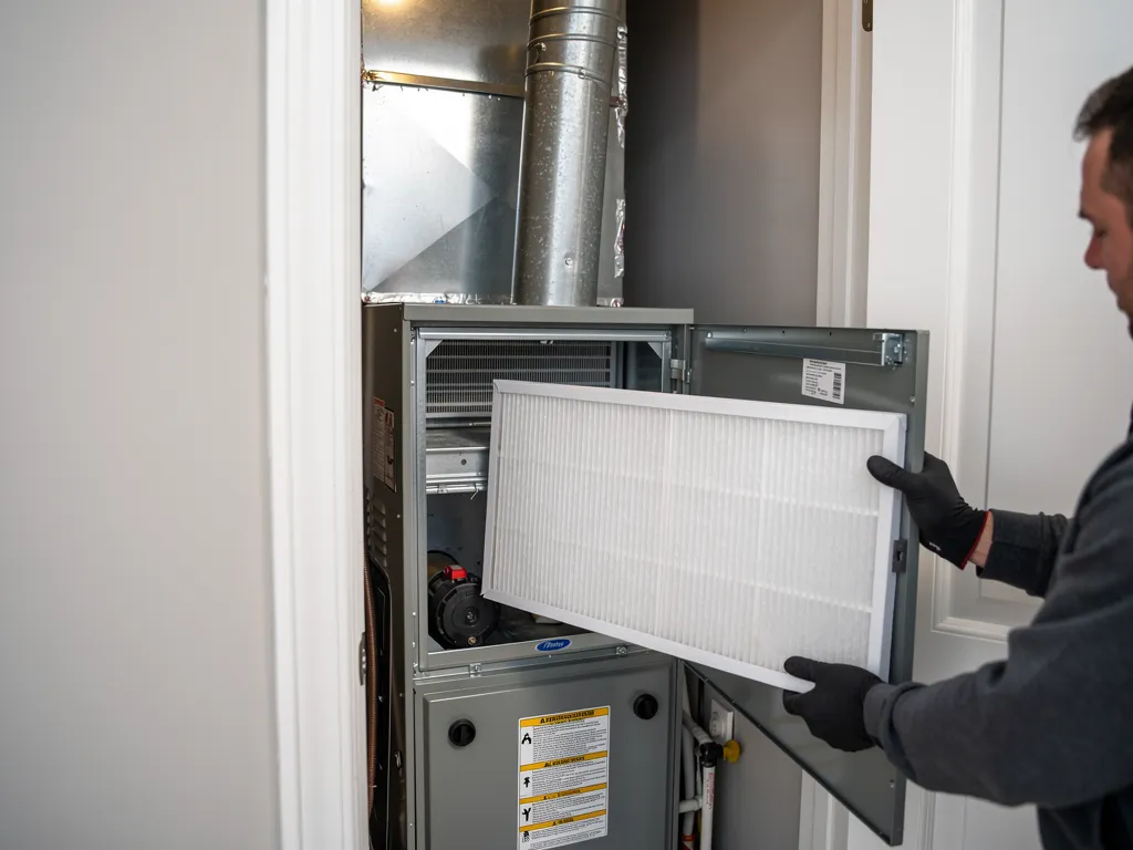 Changing the furnace filter regularly is the single easiest and most important maintenance task